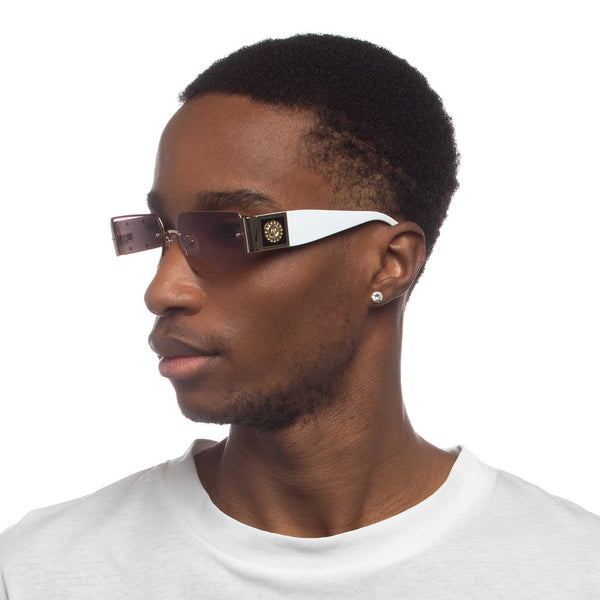 LE SPECS WHAT I NEED EDT Bright Gold/Ivory Sunglasses | PresenceConcept.com