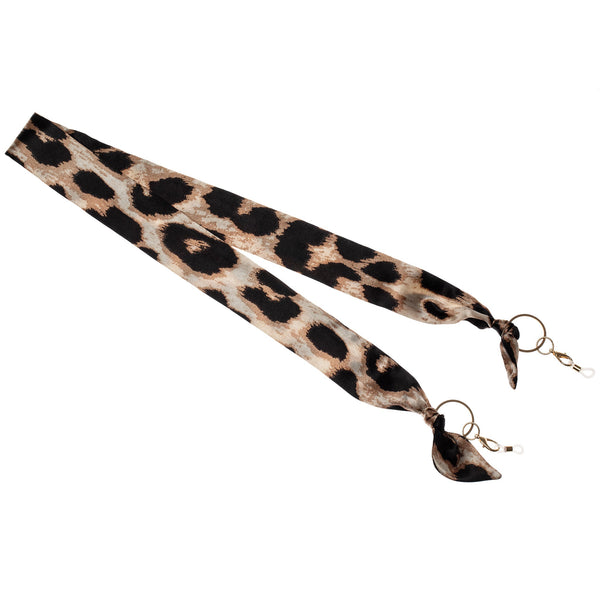 LE SPECS Y2K SCARF CHAIN Leopard Sunglasses | PresenceConcept.com