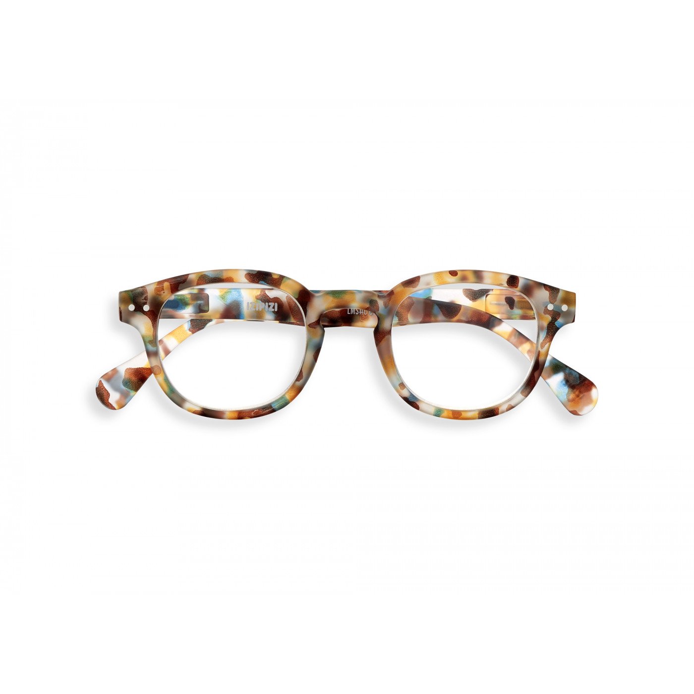 IZIPIZI #C READING Blue Tortoise Reading Glasses