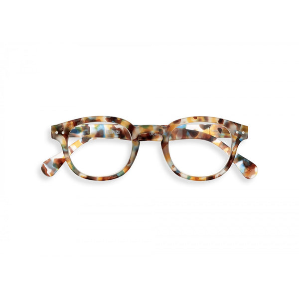 IZIPIZI #C READING Blue Tortoise Reading Glasses