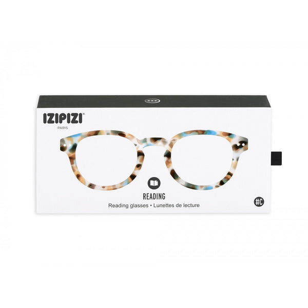 IZIPIZI #C READING Blue Tortoise Reading Glasses