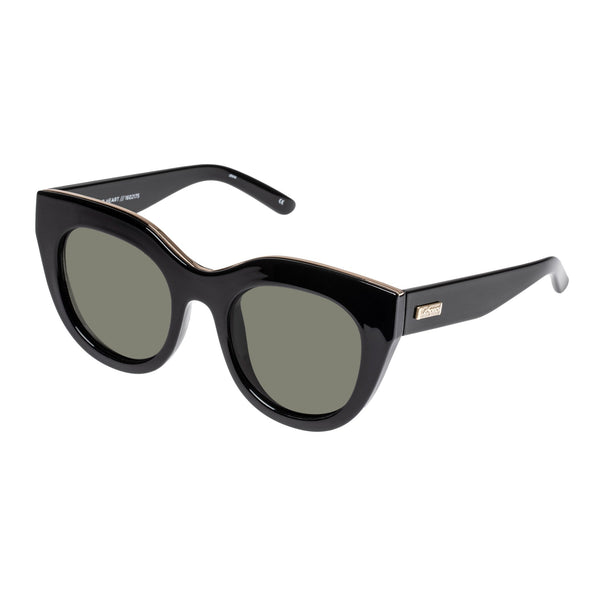 LE SPECS Air Heart Cat Eye Sunglasses - Black/Gold | PresenceConcept.com