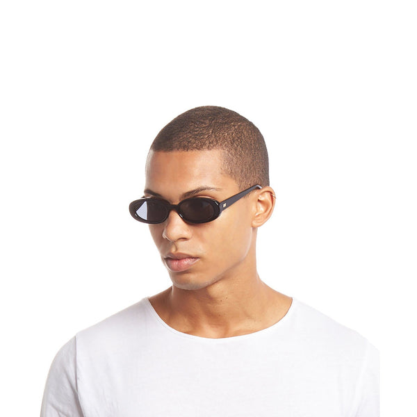 LE SPECS Outta Love Oval Sunglasses - Black | PresenceConcept.com