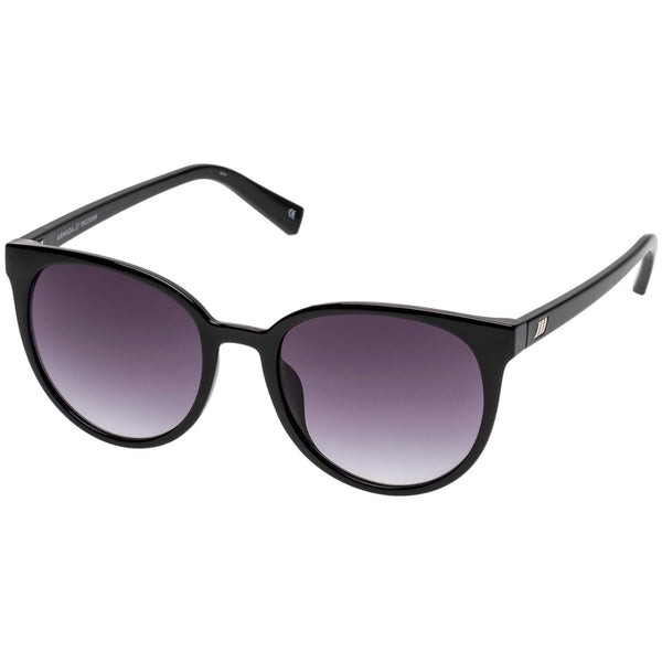 LE SPECS Armada Round Sunglasses - Black | PresenceConcept.com