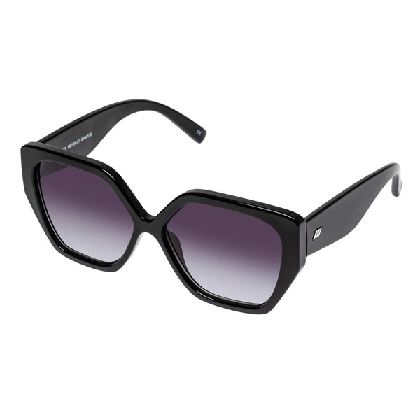 LE SPECS So Fetch Square Sunglasses - Black | PresenceConcept.com