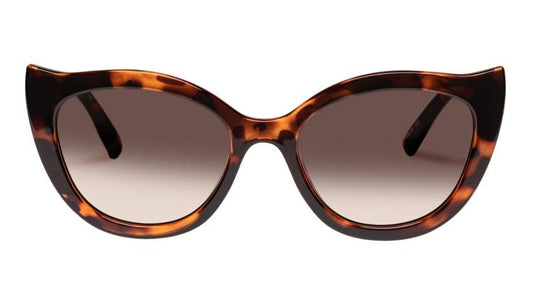 LE SPECS Flossy Cat Eye Sunglasses - Tort | PresenceConcept.com