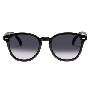 LE SPECS Bandwagon Round Sunglasses - Black | PresenceConcept.com