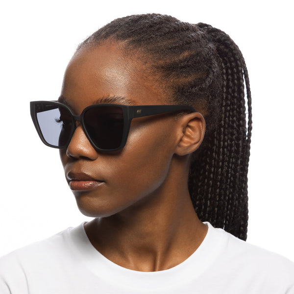 Le Specs Fash-Hun Exclusive | Black Rubber Polarized