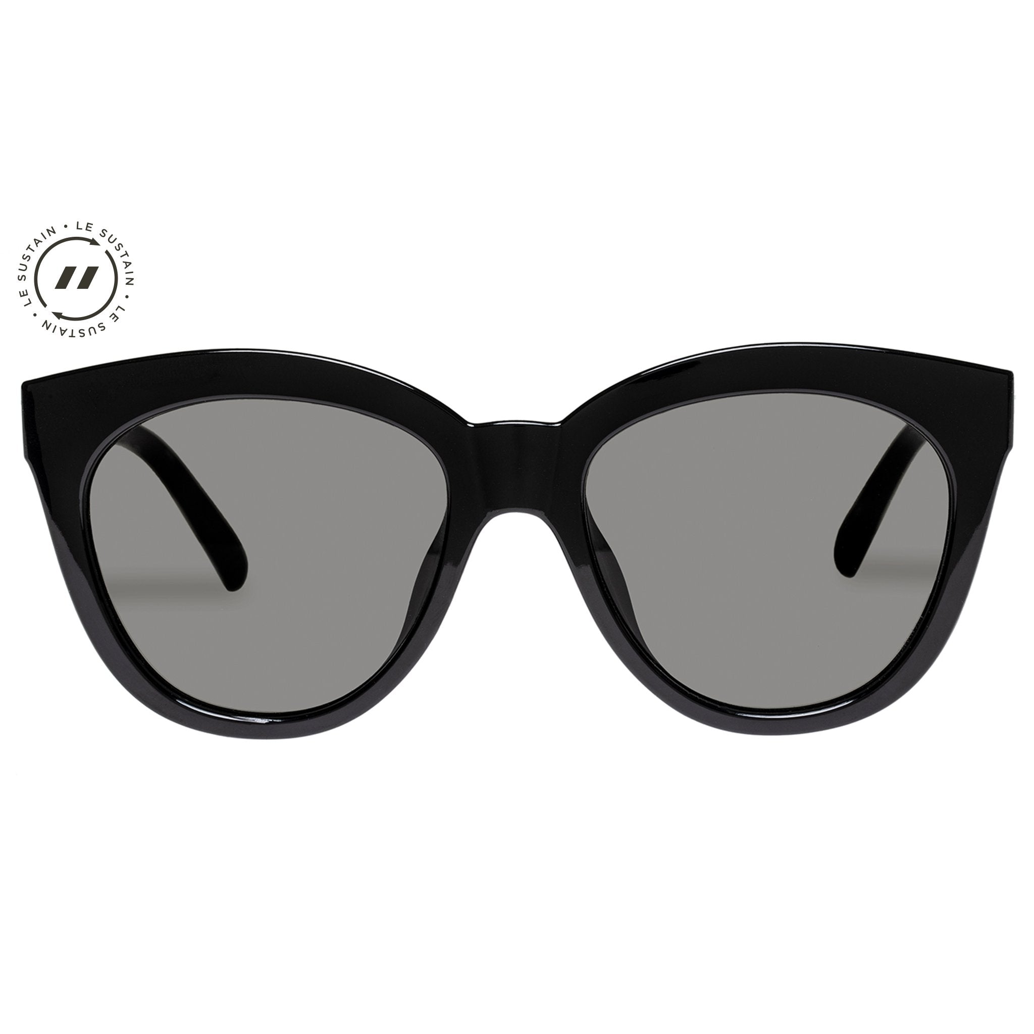 LE SPECS Resumption Cat Eye Sunglasses - Black | PresenceConcept.com