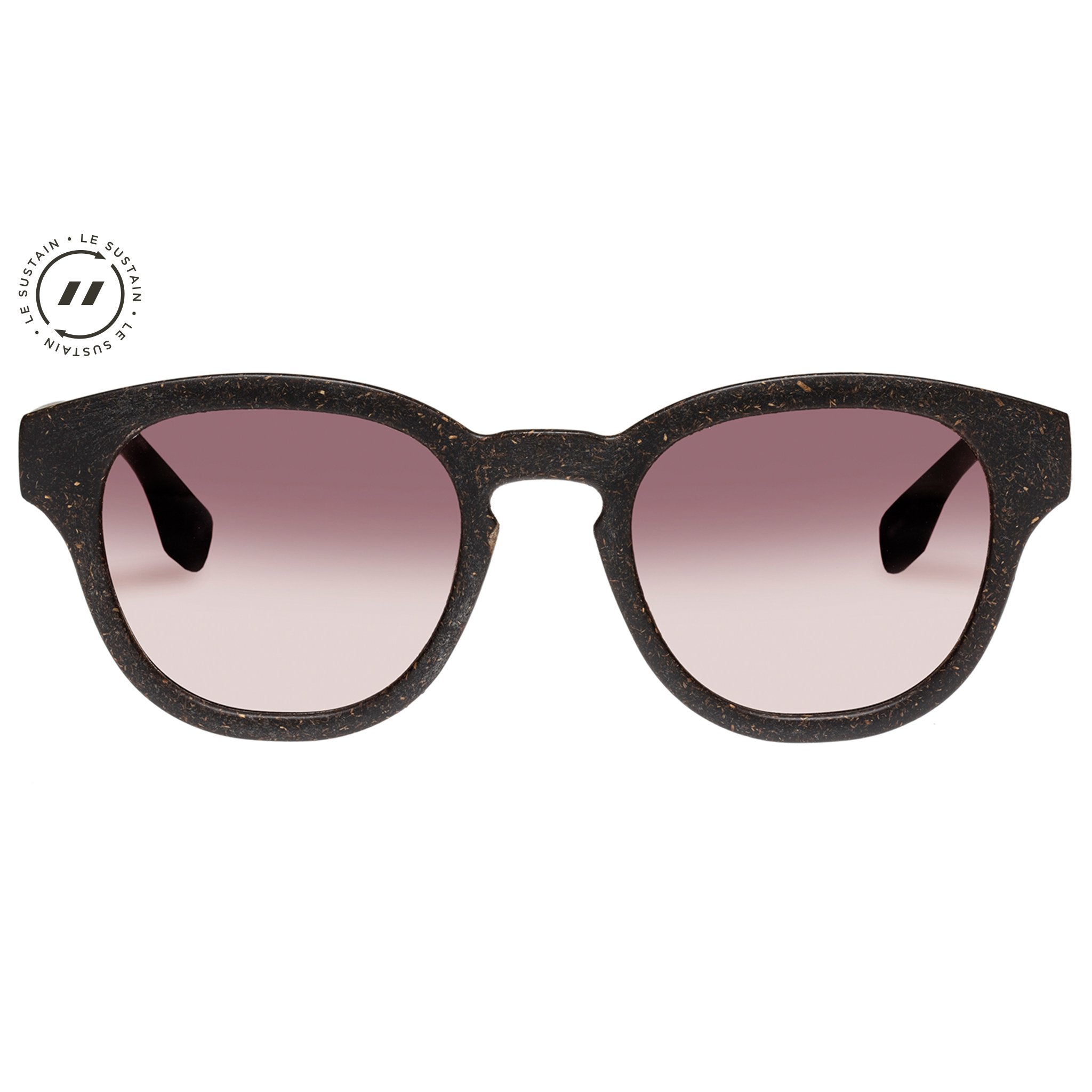 LE SPECS Grass Band Round Sunglasses - Brown Grass | PresenceConcept.com