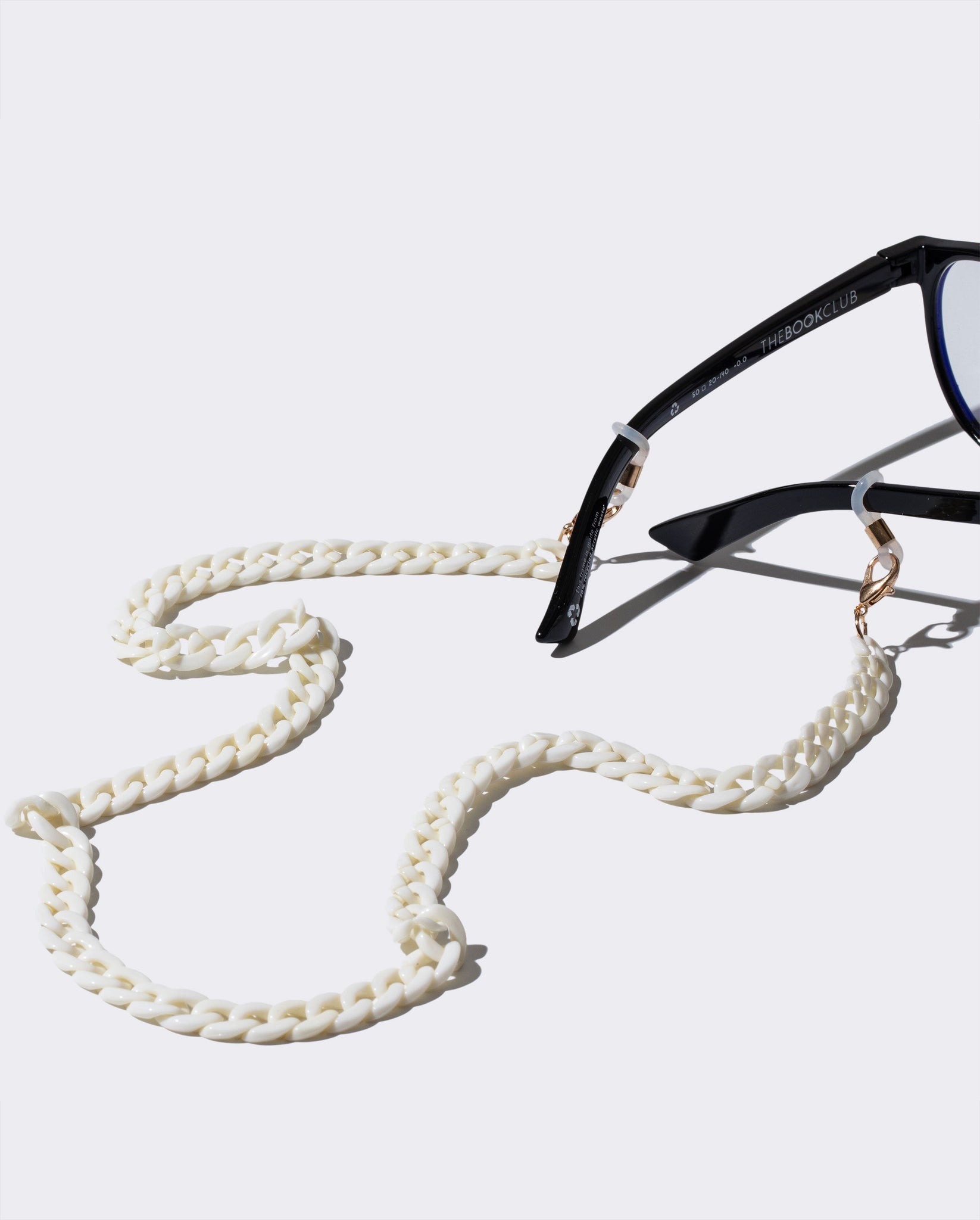 The Book Club Micro Chain for Eyewear/Mask - Solid Bone