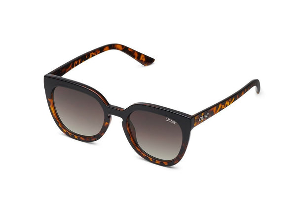 QUAY AUSTRALIA NOOSA BLACK TORT/BROWN FADE
