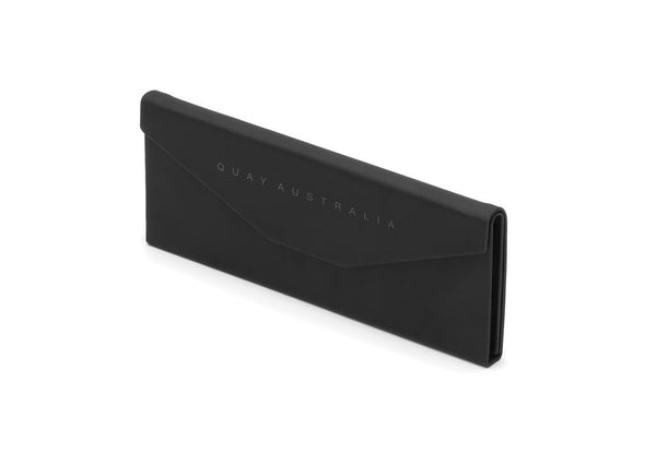 QUAY AUSTRALIA Malaysia - EMBOSSED TRI FOLD CASE matte black/black - PRESENCE Paris