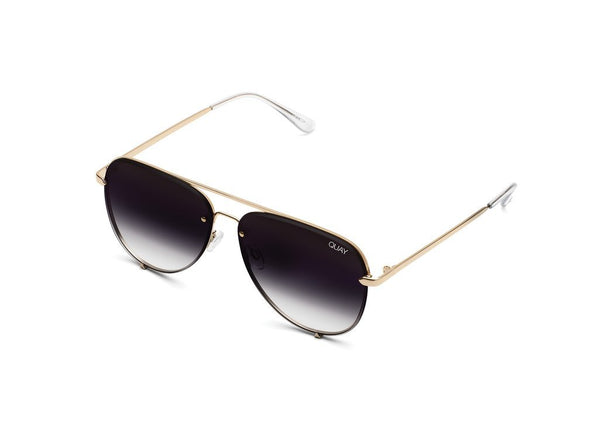 QUAY AUSTRALIA Malaysia - HIGH KEY MINI RIMLESS gold/black fade - PRESENCE Paris