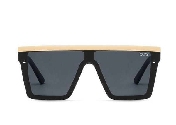 QUAY AUSTRALIA HINDSIGHT BLACK GOLD/SMOKE