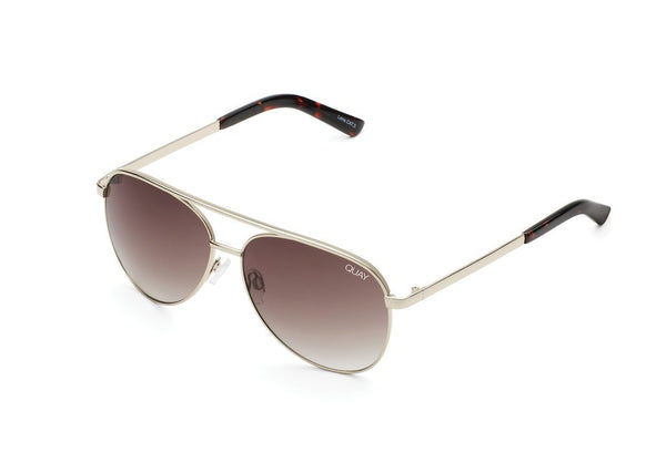 QUAY AUSTRALIA Malaysia - QUAY x CHRISSY VIVIENNE MINI gold/brown - PresenceConcept.com