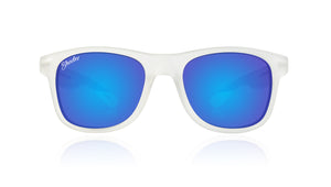 SHADEZ Adult Transparent-Blue Polarised Sunglasses