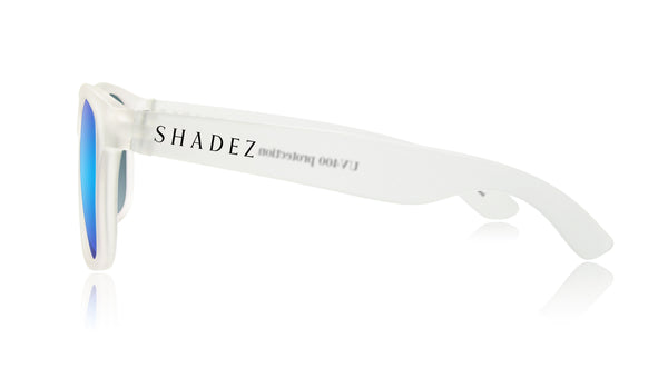 SHADEZ Adult Transparent-Blue Polarised Sunglasses