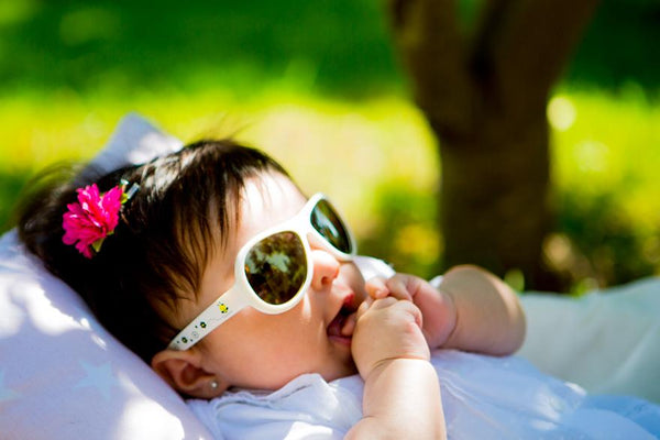 SHADEZ Kids Sunglasses Designers Busy Bee White