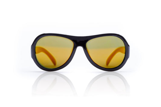 SHADEZ Kids Sunglasses Designers Polka Sunflower Black