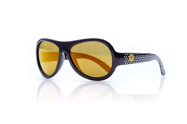 SHADEZ Kids Sunglasses Designers Polka Sunflower Black