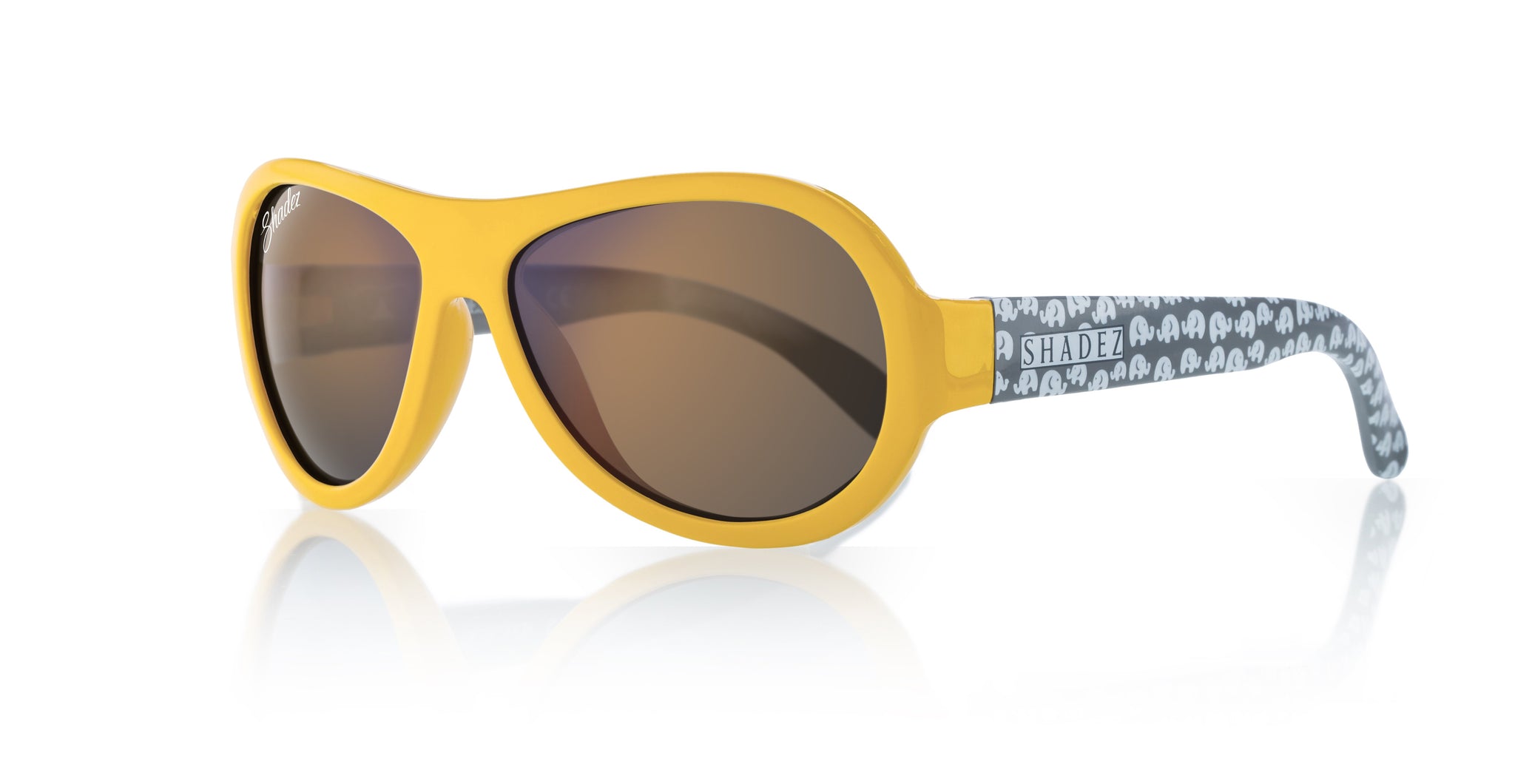 SHADEZ Kids Sunglasses Designers Elephant Yellow