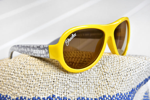 SHADEZ Kids Sunglasses Designers Elephant Yellow
