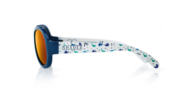 SHADEZ Kids Sunglasses Designers Dino Blue
