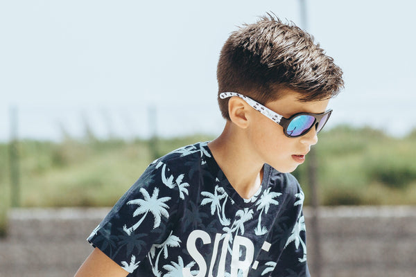 SHADEZ Kids Sunglasses Designers Car Print Black