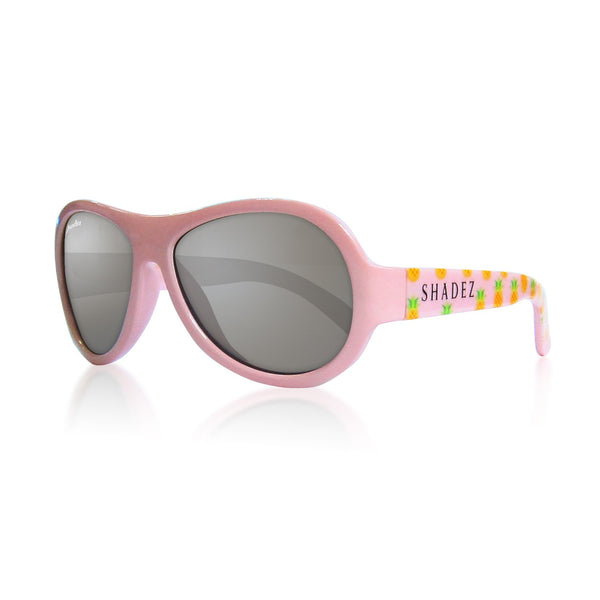 SHADEZ Kids Sunglasses Designers Pineapple Party Pink