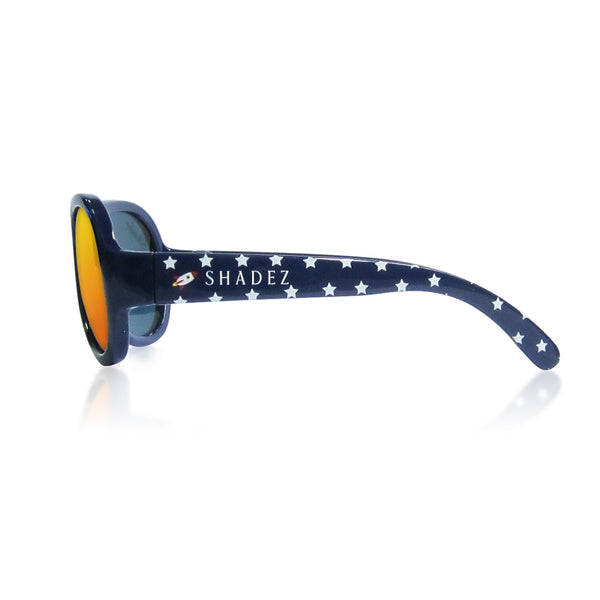 SHADEZ Kids Sunglasses Designers Rocket Star Navy