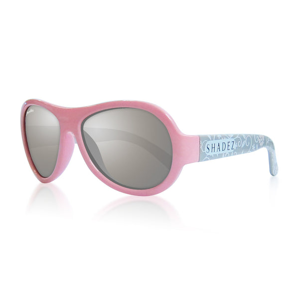 SHADEZ Kids Sunglasses Designers Paisley Print Pink
