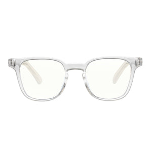 The Book Club "Twelve Hungry Bens" Square Blue Light Reading Glasses - Cellophane - PresenceConcept.com