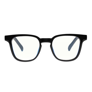 The Book Club "Twelve Hungry Bens" Square Blue Light Reading Glasses - Black - PresenceConcept.com