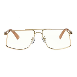 The Book Club "Same Chair" Aviator Blue Light Reading Glasses - Gold - PresenceConcept.com