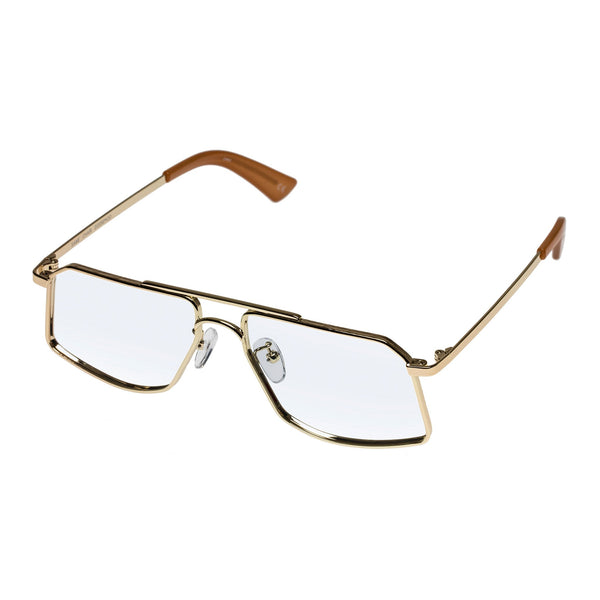 The Book Club "Same Chair" Aviator Blue Light Reading Glasses - Gold - PresenceConcept.com