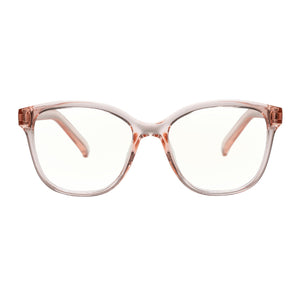 The Book Club "Spittle Swimmin'" Cat-Eye Blue Light Reading Glasses - Floss Pink - PresenceConcept.com