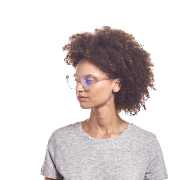 The Book Club "Spittle Swimmin'" Cat-Eye Blue Light Reading Glasses - Floss Pink - PresenceConcept.com