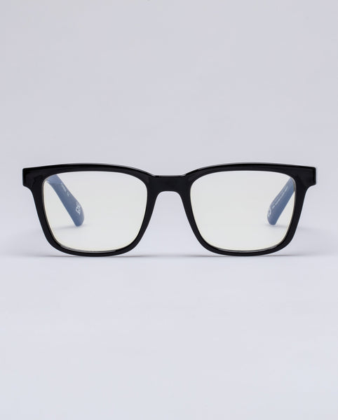 The Book Club "A Doom Of Funs Blown" Blue Light Reading Glasses - Black