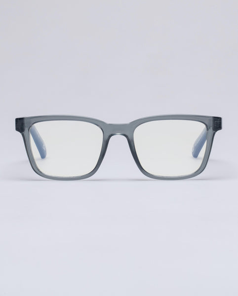 The Book Club "A Doom Of Funs Blown" Blue Light Reading Glasses - Grey