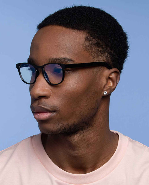 The Book Club "The Banned Fan" Blue Light Reading Glasses - Black