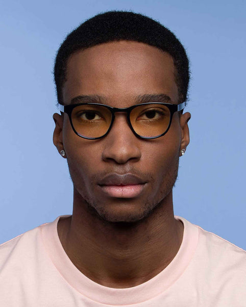 The Book Club "The Banned Fan" Blue Light Reading Glasses - Black