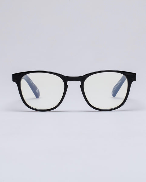 The Book Club "The Banned Fan" Blue Light Reading Glasses - Black