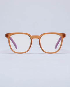 The Book Club "Shelve Angry Sven" Blue Light Reading Glasses - Orange