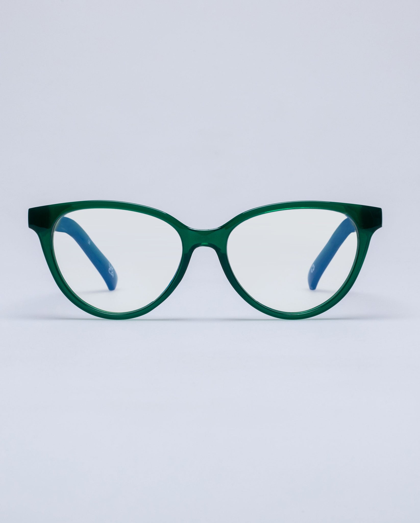 The Book Club "The Art Of Snore" Blue Light Reading Glasses - Green