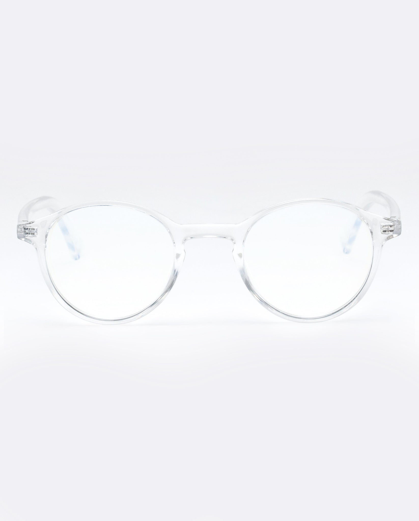 The Book Club "So Rando" Blue Light Reading Glasses - Clear