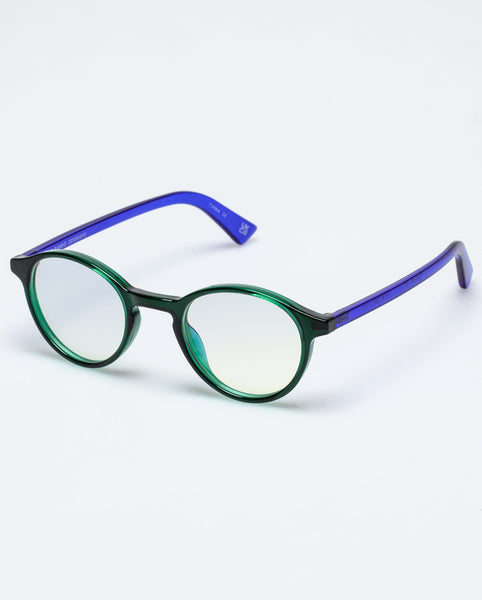The Book Club "So Rando" Blue Light Reading Glasses - Green