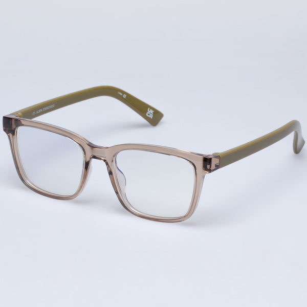 The Book Club "Its Alien" Blue Light Reading Glasses - Khaki