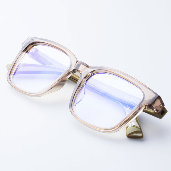 The Book Club "Its Alien" Blue Light Reading Glasses - Khaki