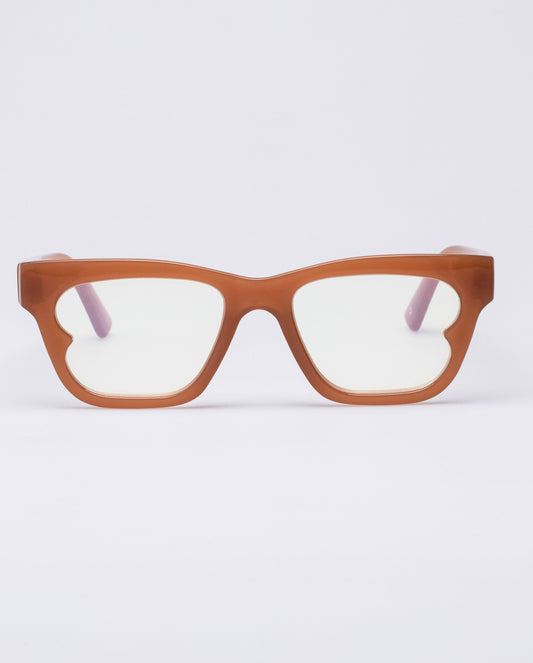 The Book Club 'Feast Of Sweden' Blue Light Reading Glasses - Caramel | PRESENCE Paris